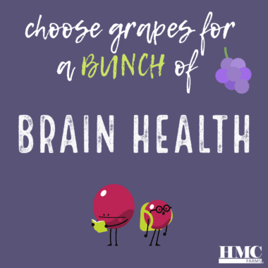 Choose grapes for a bunch of brain health